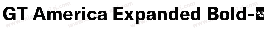 GT America Expanded Bold字体转换